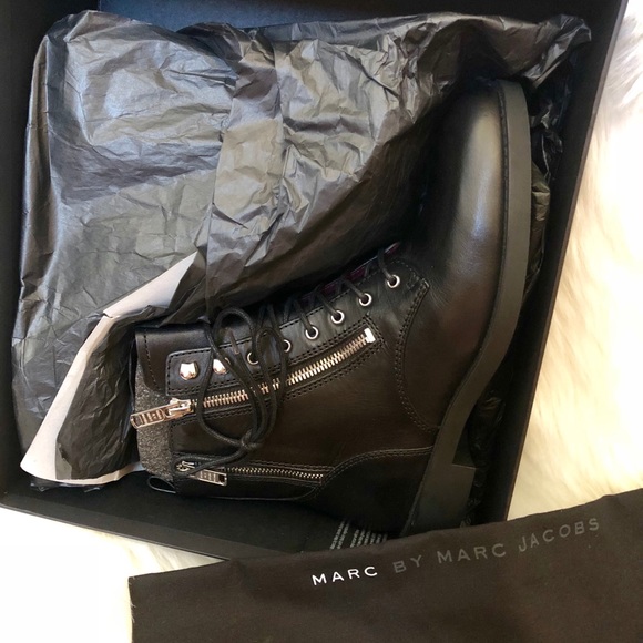 Marc By Marc Jacob Montague Multi-Zip Boots - Picture 1 of 8